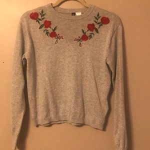 Divided H&M Rose Sweater